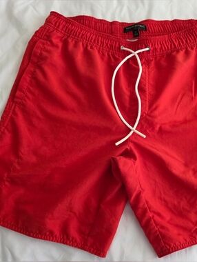 Banana Republic Red Men's Swim Trunks